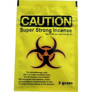 Order Caution Gold Herbal Incense 3g